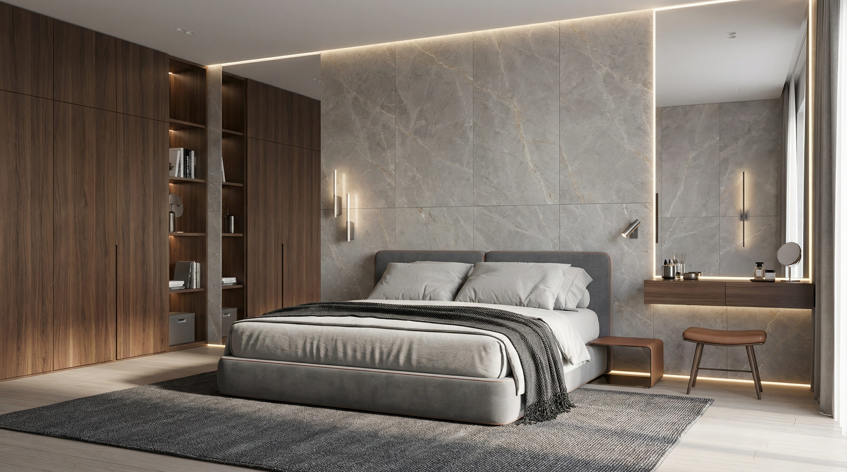 Модель кровати Estasi привлекает внимание акцентным кантом контрастного оттенка Модель кровати Estasi привлекает внимание акцентным кантом контрастного оттенка