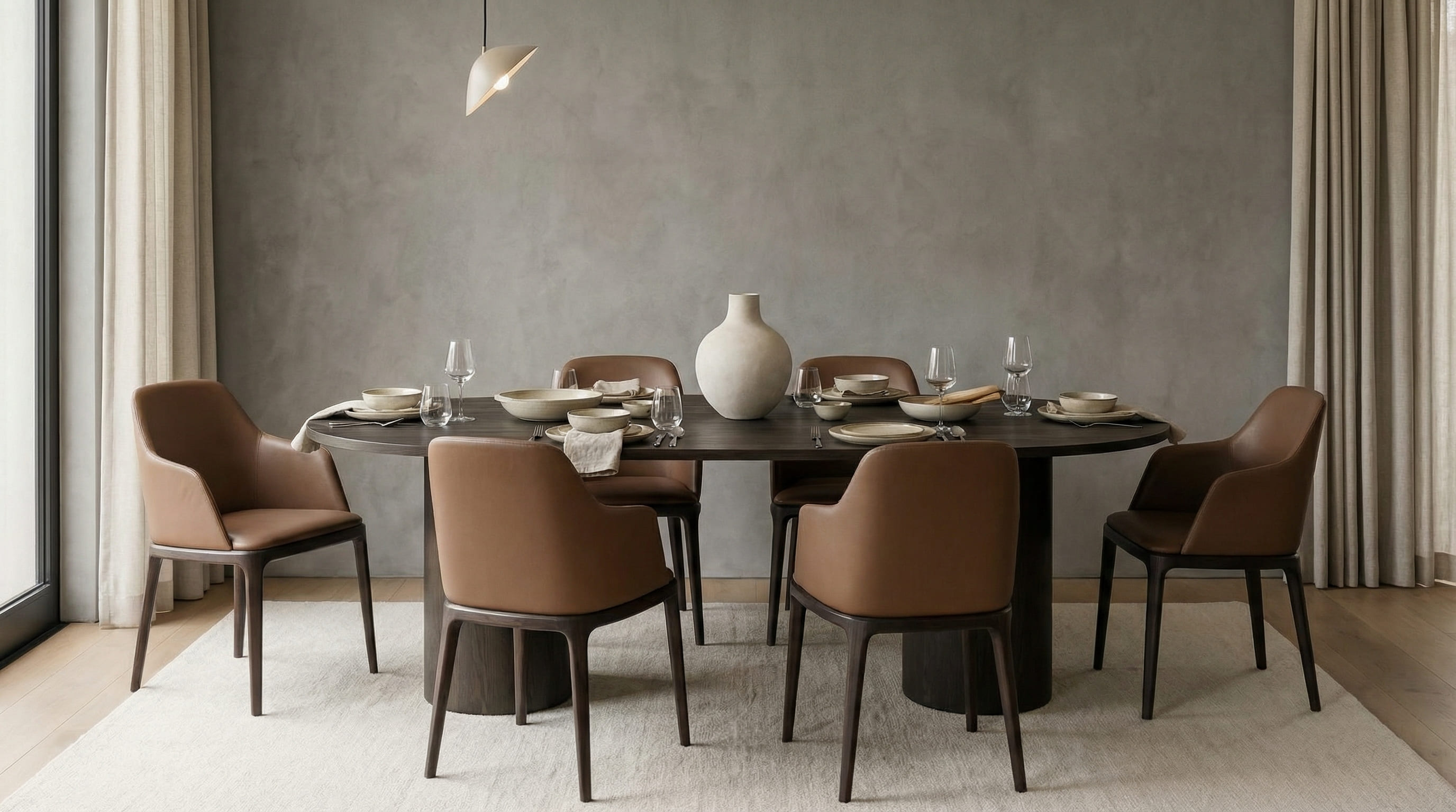 Функциональные стулья Etern в коричневой экокоже Функциональные стулья Etern в коричневой экокоже