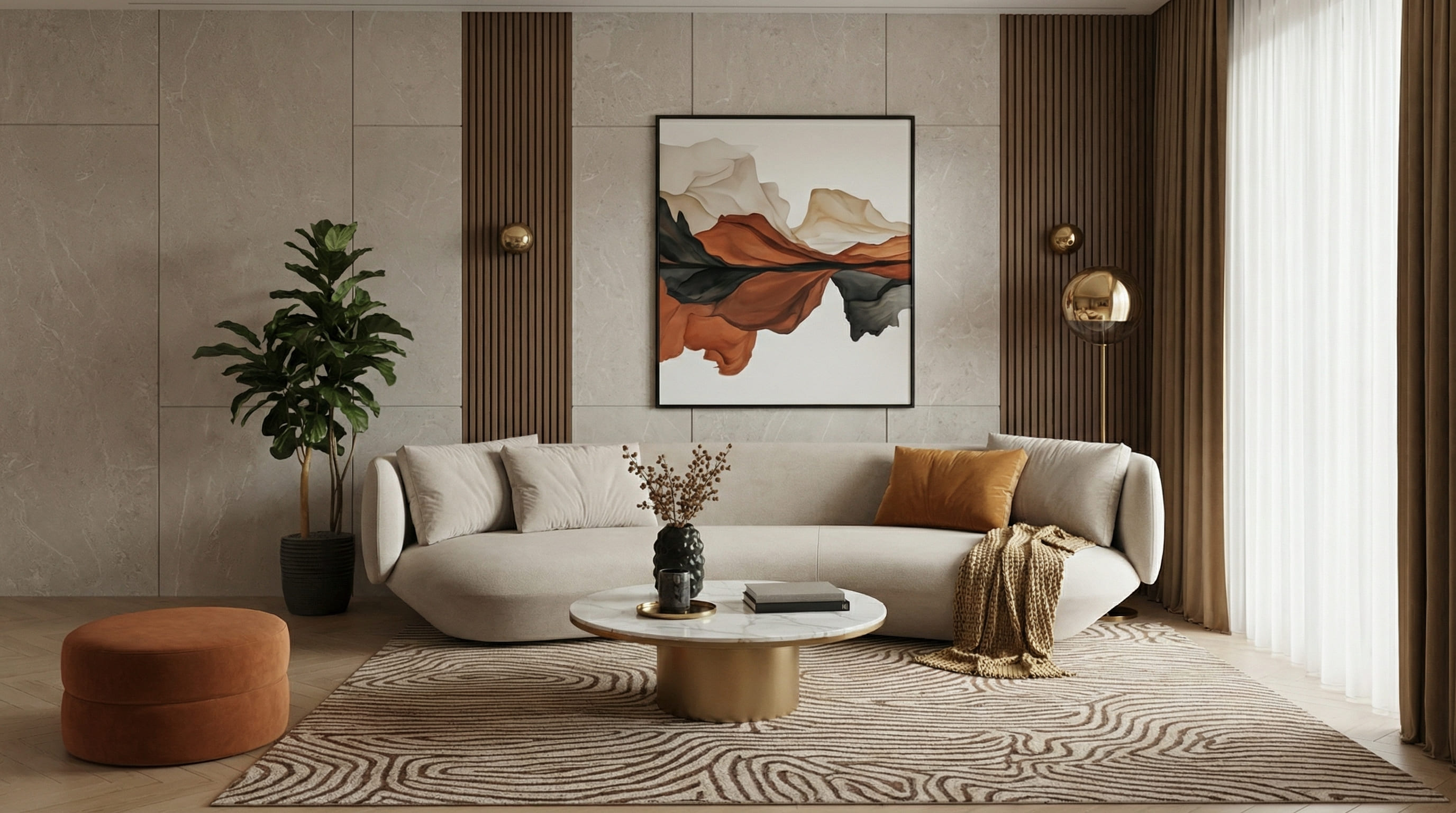 Полукруглая мягкая форма дивана Lusso подчёркивает его авторский дизайн Полукруглая мягкая форма дивана Lusso подчёркивает его авторский дизайн