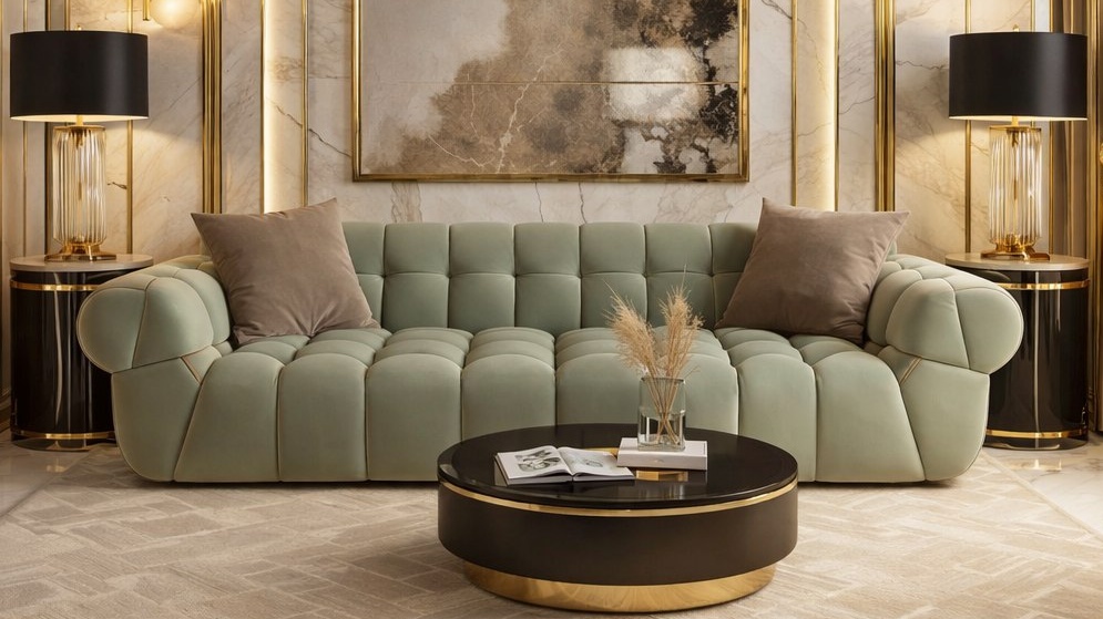 Диван в стиле ар-деко