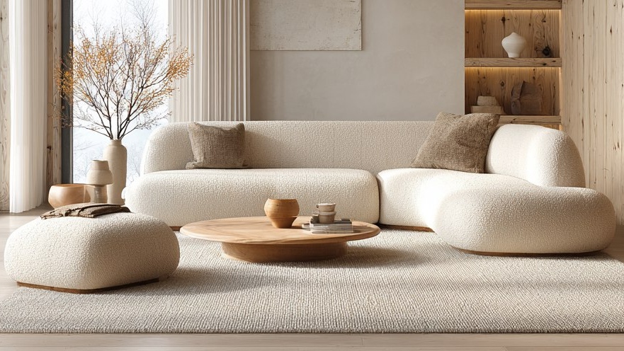 Диван в стиле Japandi