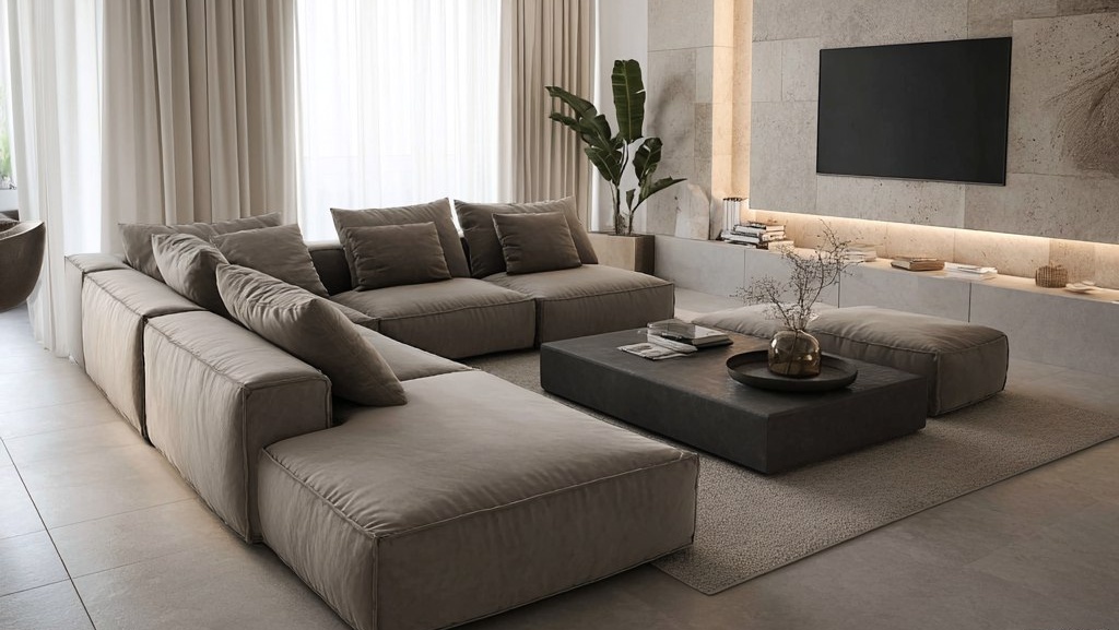 Диван с комбинированным наполнением 