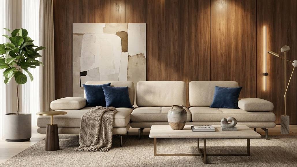 Диван Armoni с трансформируемой спинкой и подлокотниками