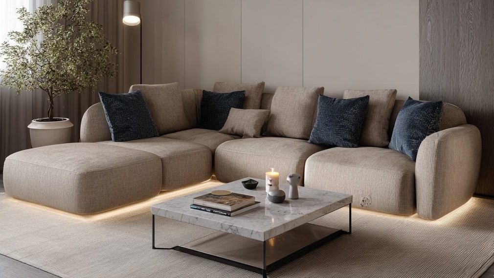 Диван,&nbsp;реализованный&nbsp;по&nbsp;эксклюзивному дизайн‑проекту