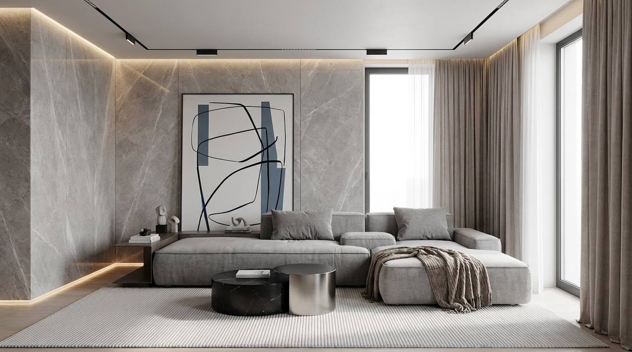 Дизайнерский диван в малогабаритной квартире