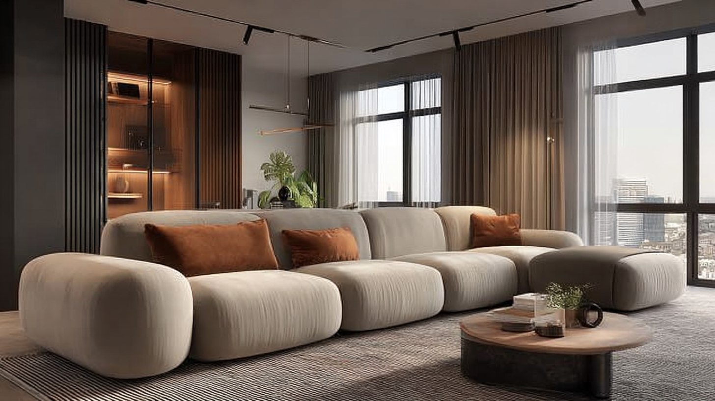 Диван&nbsp;как&nbsp;предмет&nbsp;интерьерного искусства&nbsp;в&nbsp;гостиной