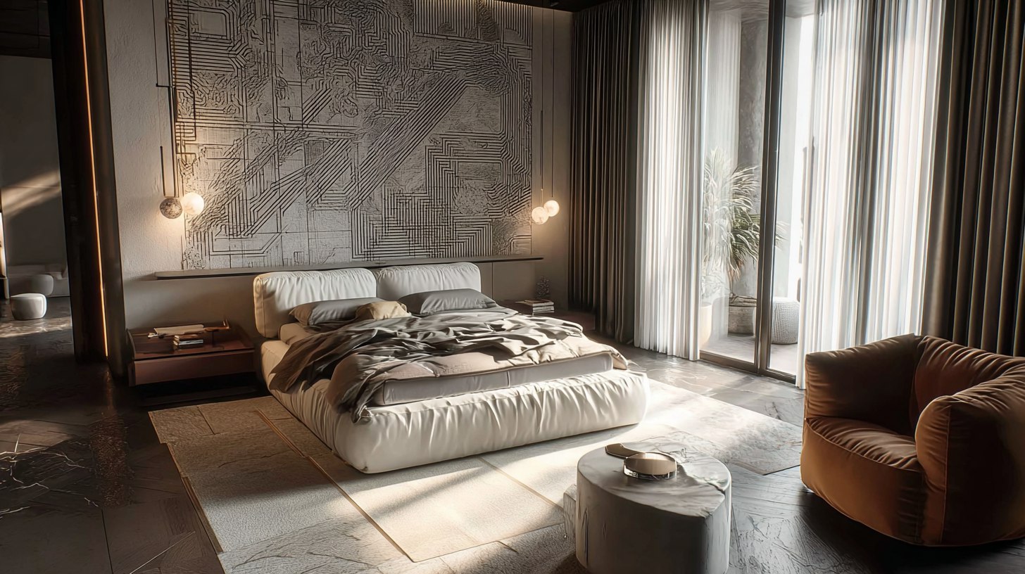 Интерьер спальни премиум‑класса Интерьер спальни премиум‑класса