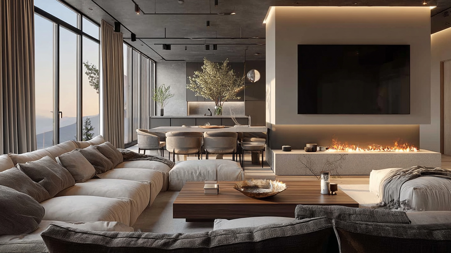 Глубокий диван с большим количеством мягких подушек для просмотра сериалов Глубокий диван с большим количеством мягких подушек для просмотра сериалов