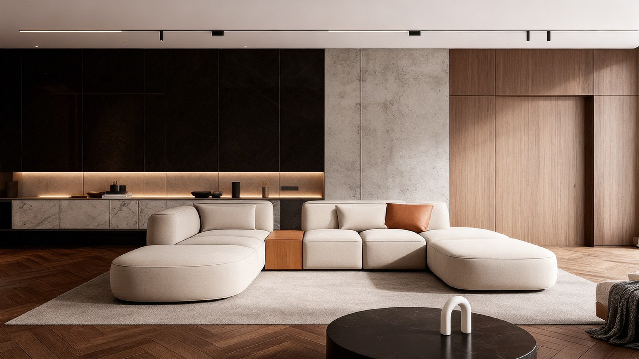 Комфортный диван с многослойным наполнением сиденья