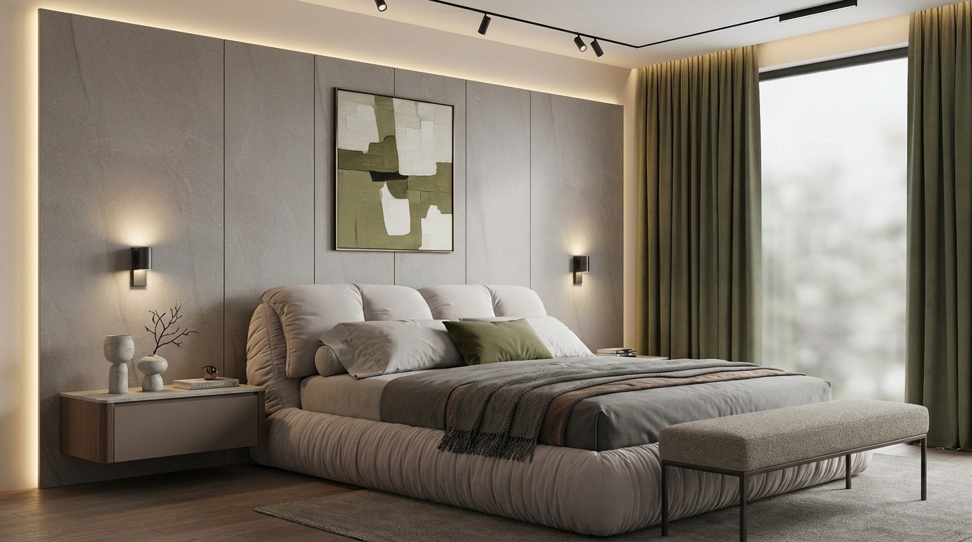 Утолщённое изголовье с выраженной поддержкой