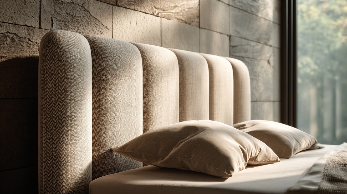 Мягкое изголовье кровати