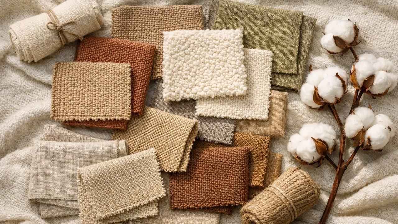Обивочные материалы из натуральных волокон