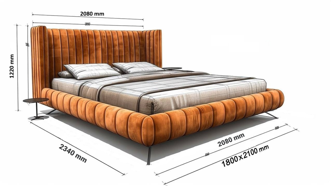 Проект кровати по индивидуальному заказу 