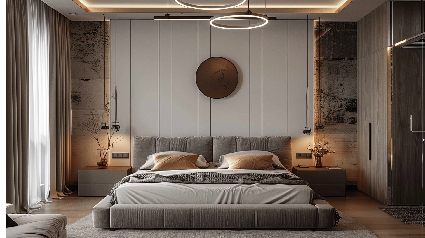 Кровать&nbsp;класса&nbsp;«премиум»&nbsp;в&nbsp;современном стиле 