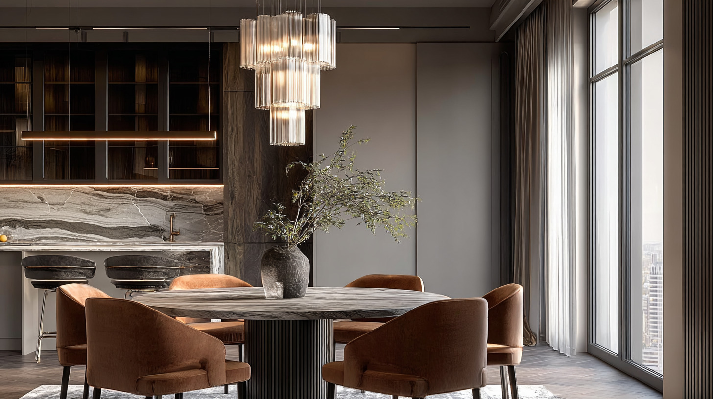 Обеденная&nbsp;группа:&nbsp;большой&nbsp;круглый&nbsp;стол&nbsp;и&nbsp;стулья